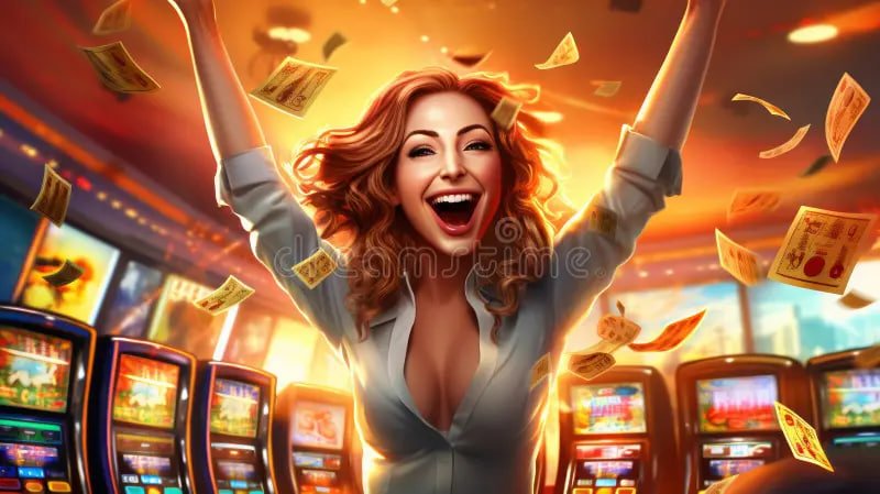 Ilustrasi permainan slot online di platform ratu303